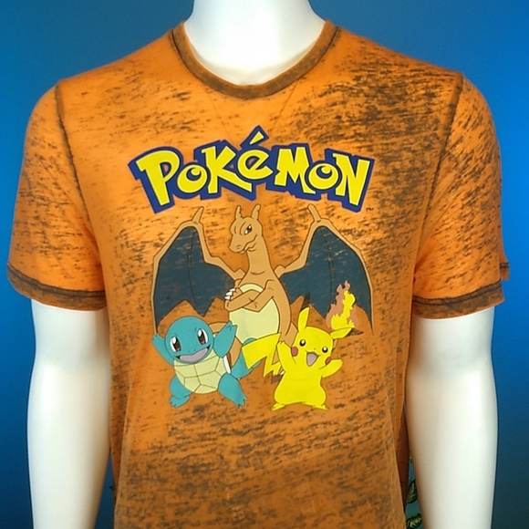 Pokemon Other - Pokemon logo burnout tee Size XL